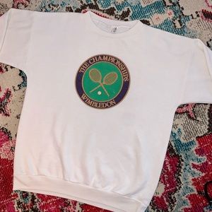 Vintage Wimbledon crew neck sweatshirt